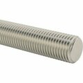Bsc Preferred 18-8 Stainless Steel Threaded Rod 3/8-24 Thread Size 4 Long 95412A665